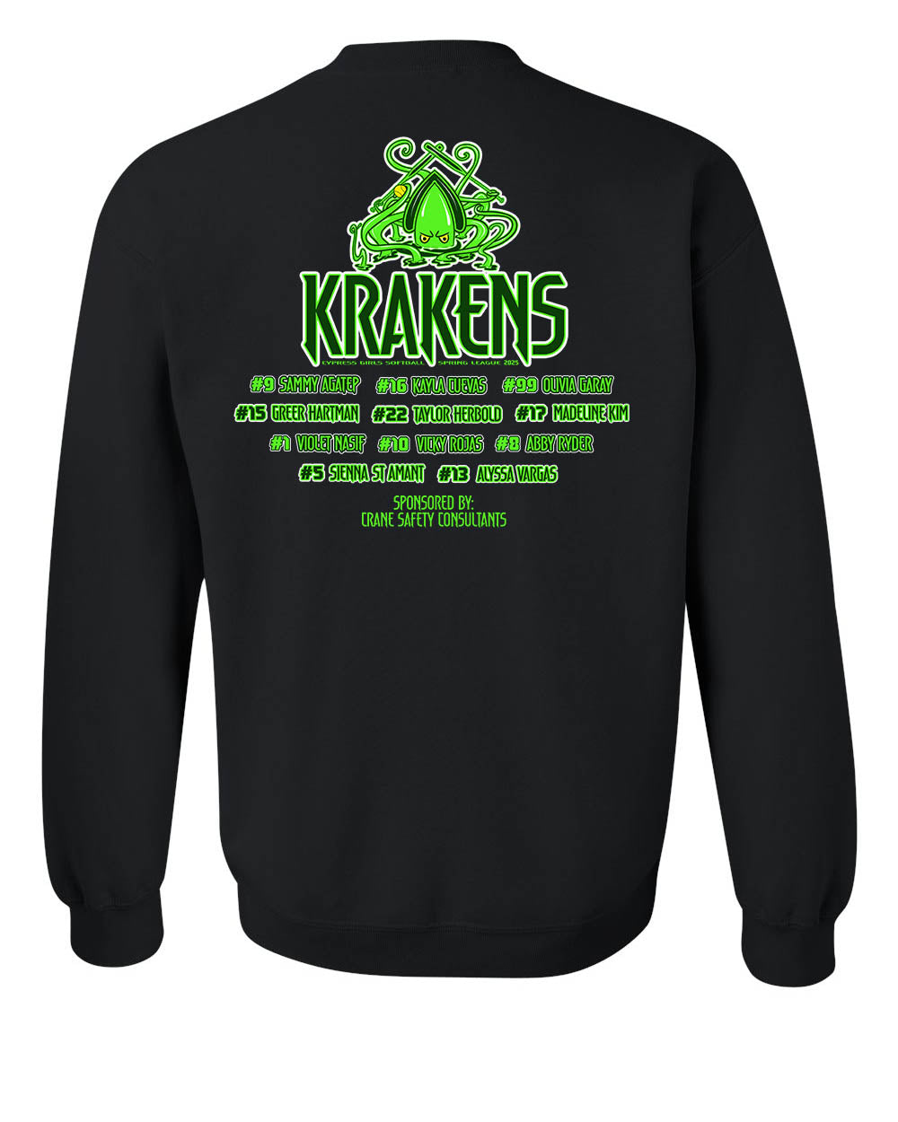 Krakens Adult Unisex Crewneck Sweatshirt