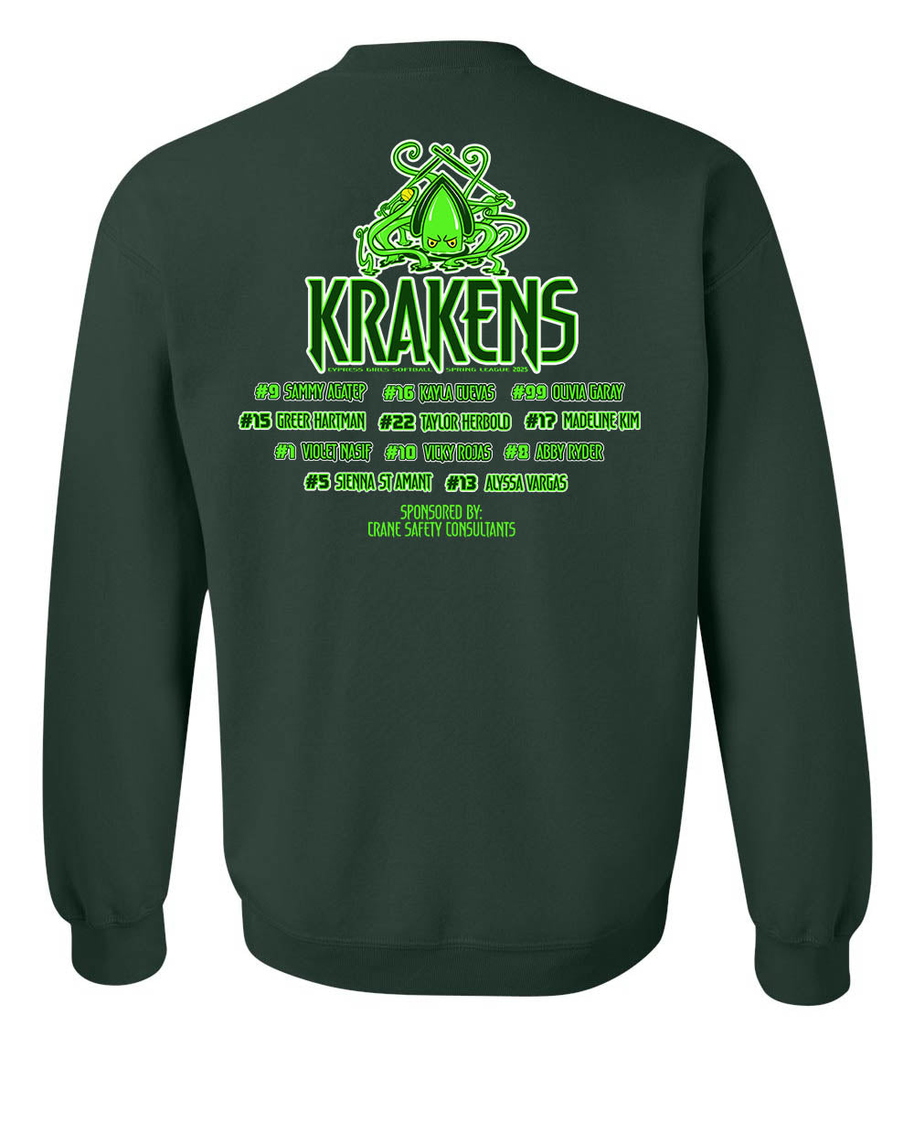 Krakens Adult Unisex Crewneck Sweatshirt