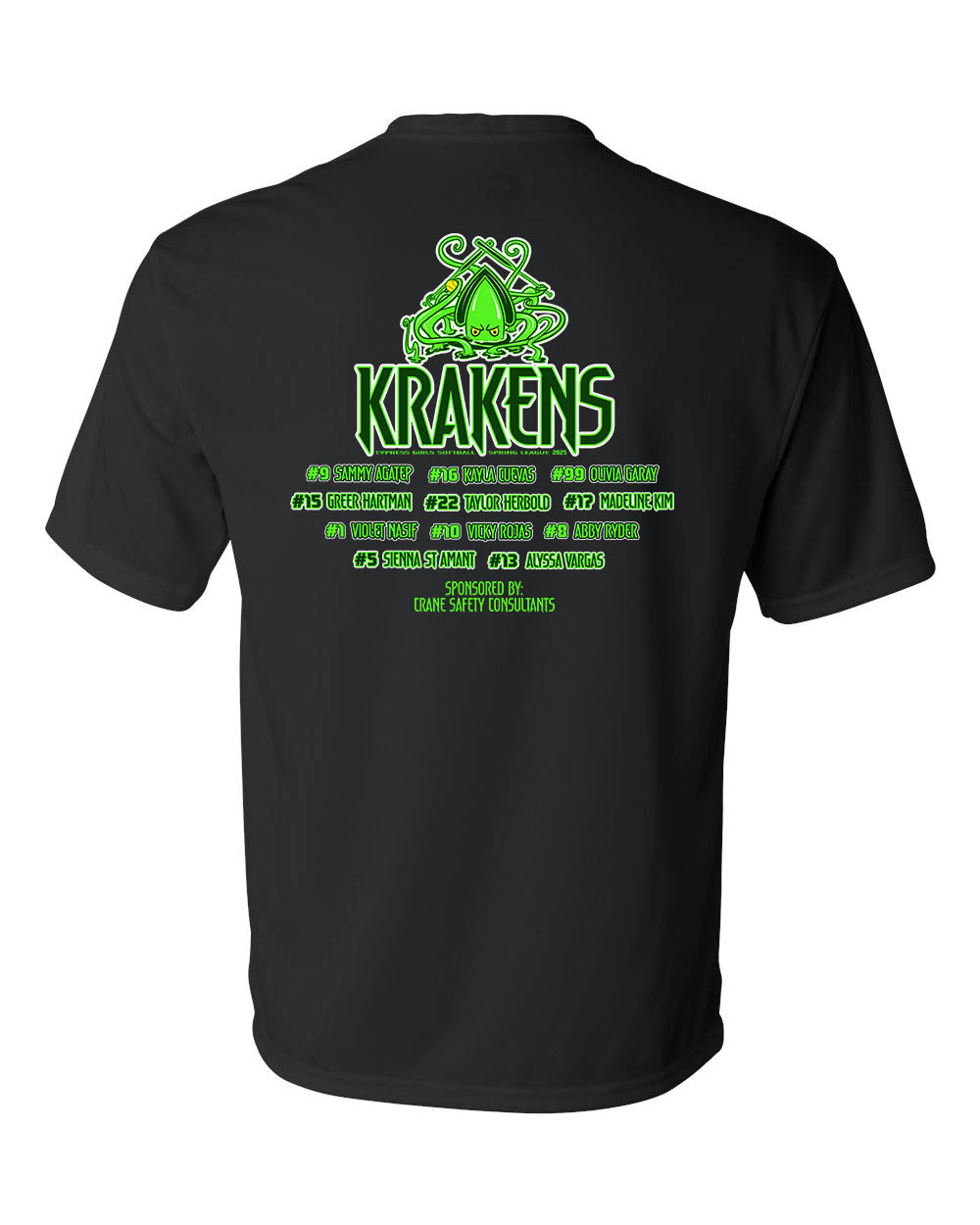 Krakens Adult Performance T-Shirt