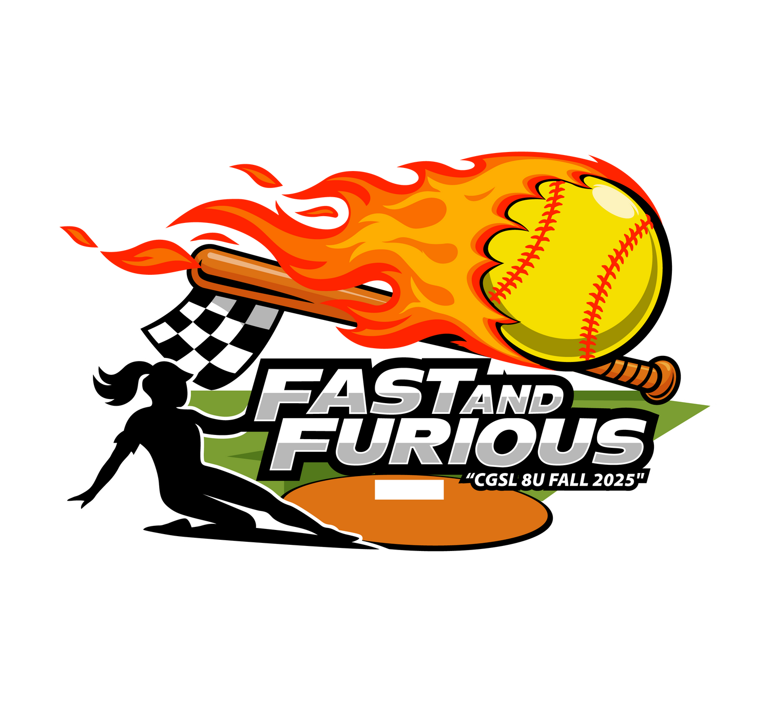 Cypress Girls Softball 8U Fast & Furious