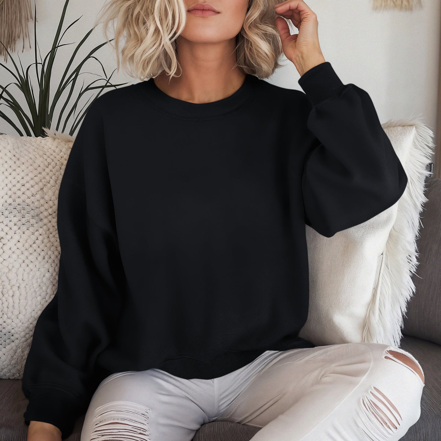 Custom Crewneck Sweatshirt (Upload Your Own Artwork)