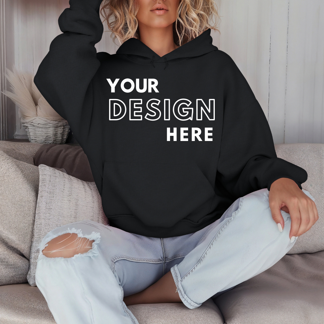 Custom Hoodie (Upload Your Own Artwork)