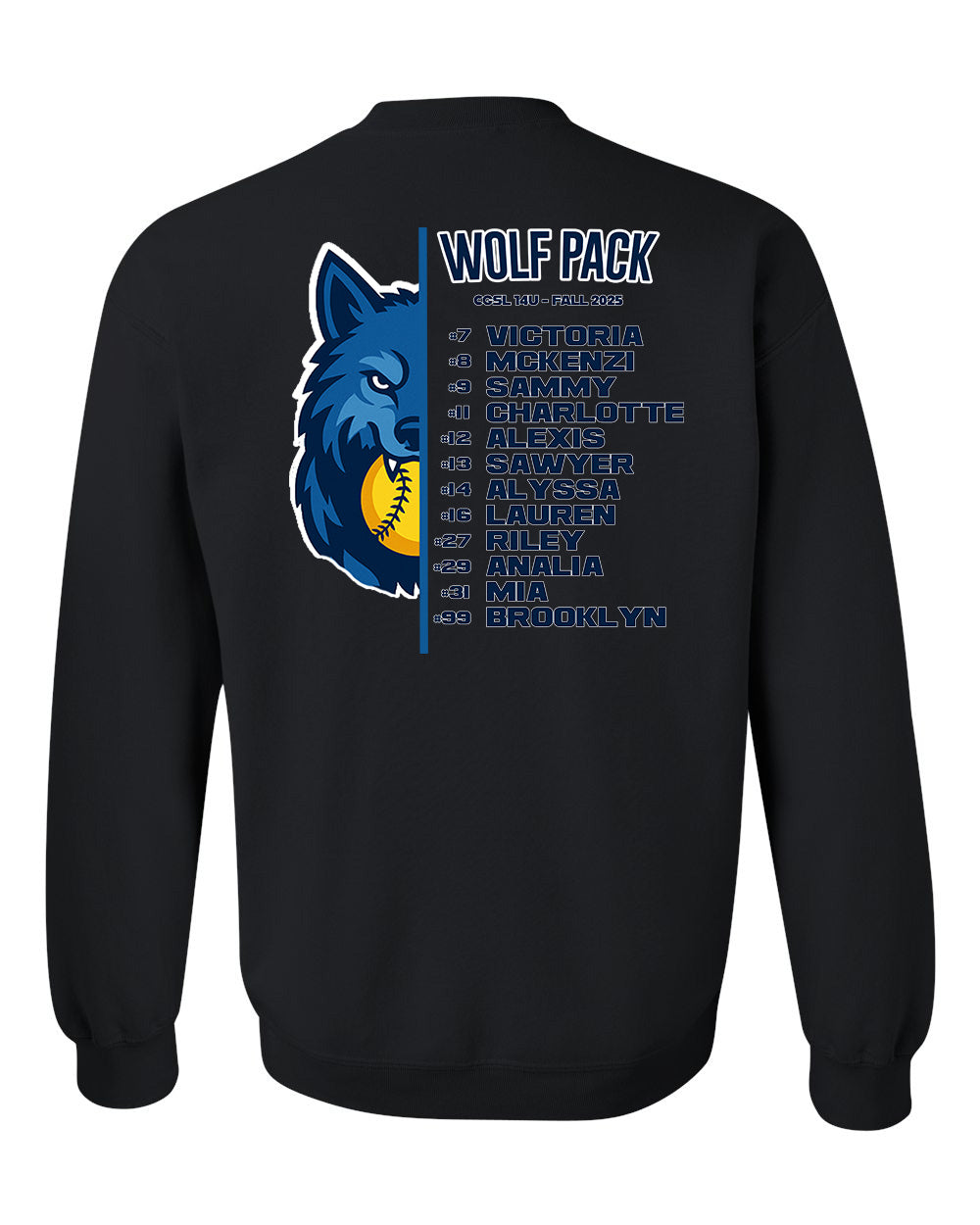 Wolf Pack Crewneck Sweatshirt