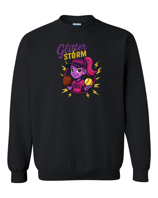 Glitter Storm Crewneck Sweatshirt