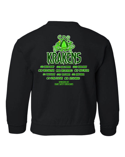 Krakens Youth Crewneck Sweatshirt