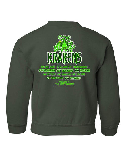 Krakens Youth Crewneck Sweatshirt
