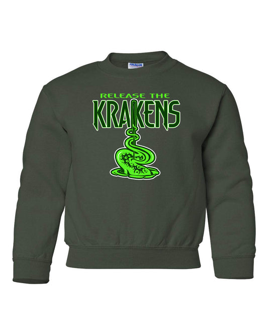 Krakens Youth Crewneck Sweatshirt