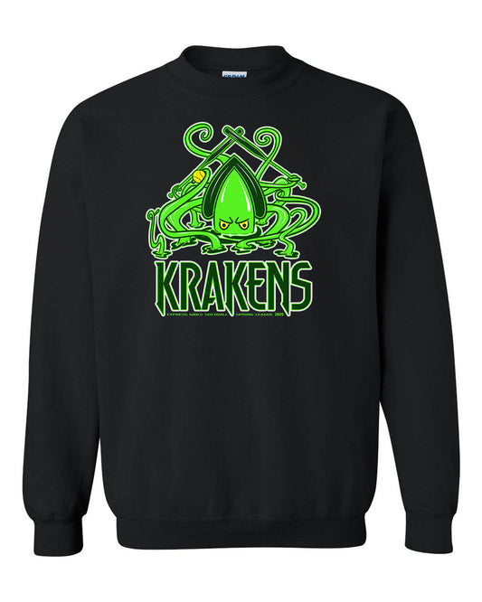 Custom Krakens Adult Unisex Crewneck Sweatshirt