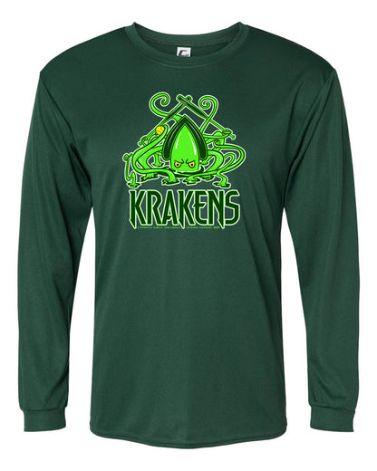 Custom Krakens Adult Performance Long Sleeve