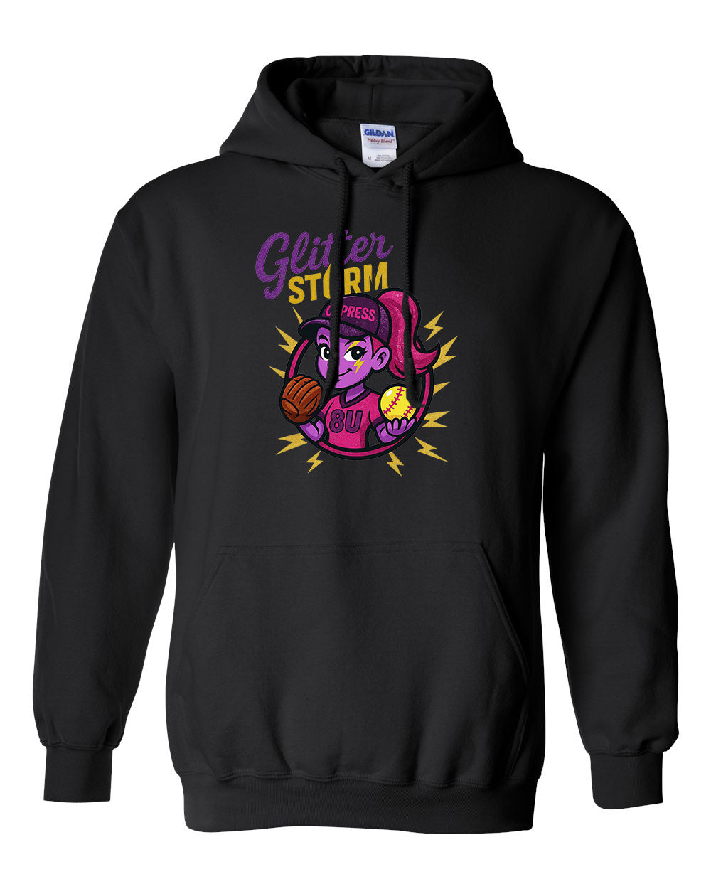 Glitter Storm Hooded Sweatshirt