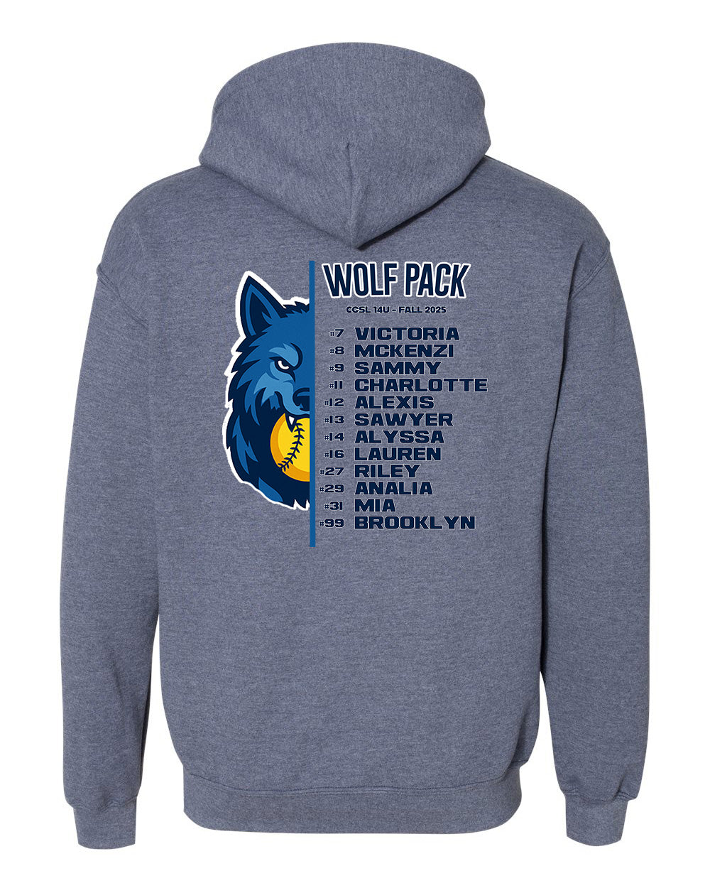 Wolf Pack Hooded Sweatshirt
