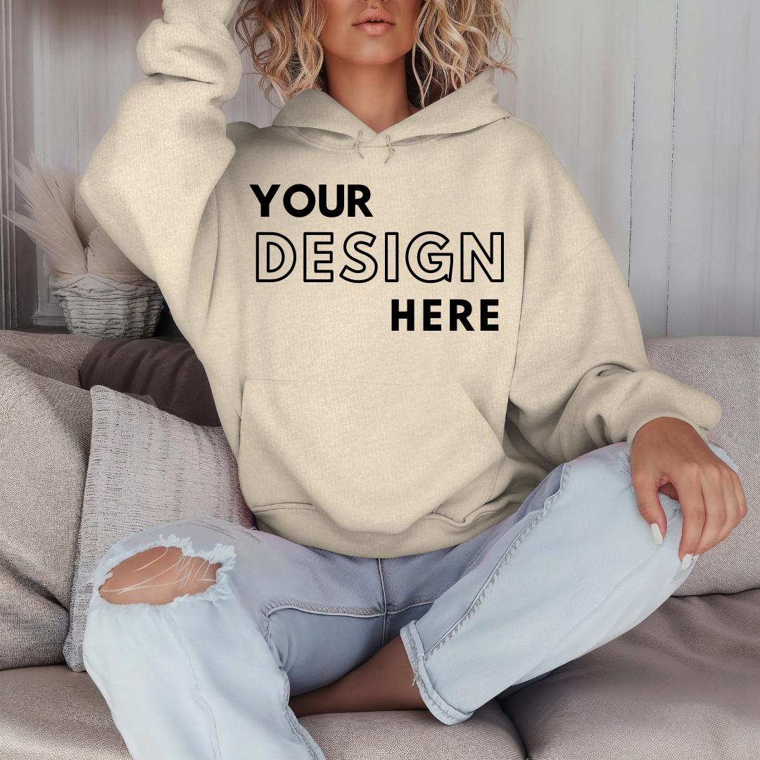 Custom Hoodie (Upload Your Own Artwork)