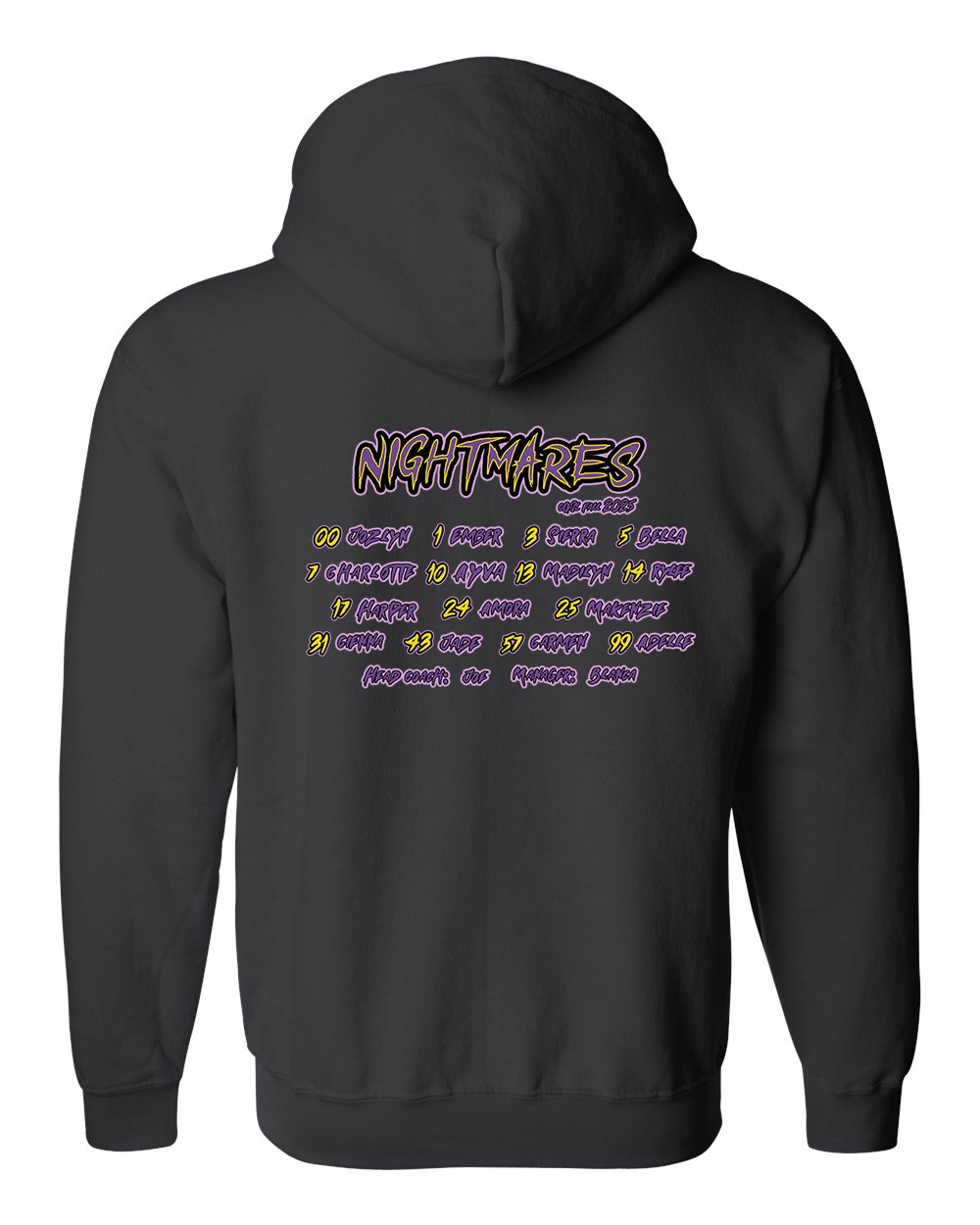 Nightmares Zippered Hoodie
