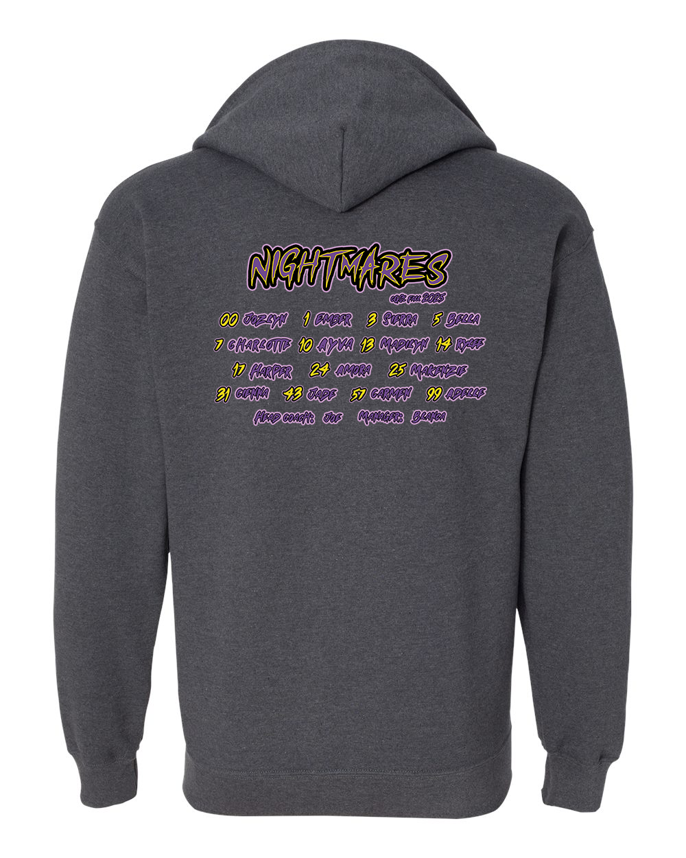 Nightmares Zippered Hoodie