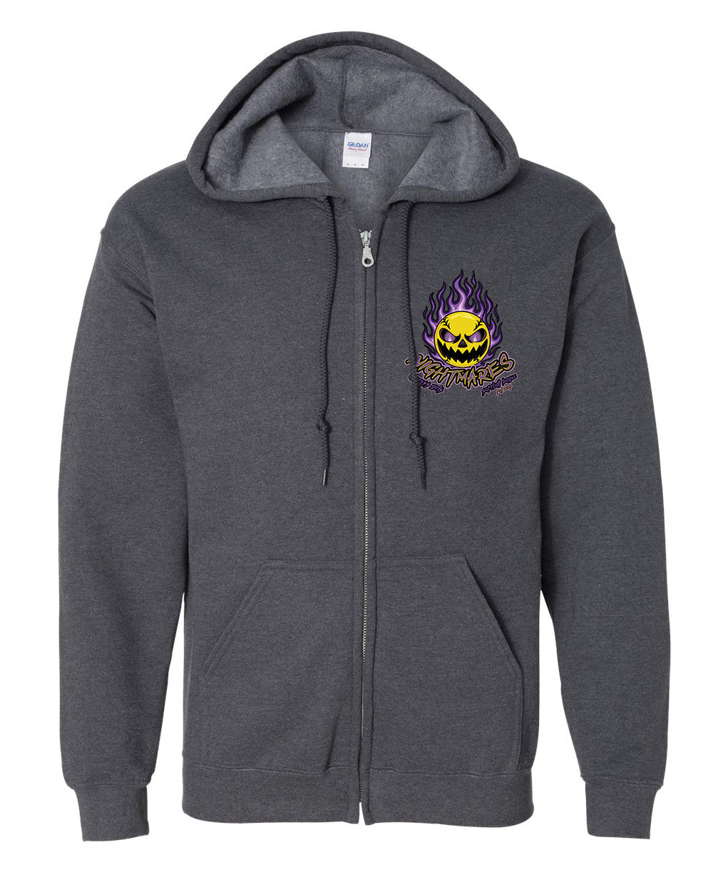 Nightmares Zippered Hoodie